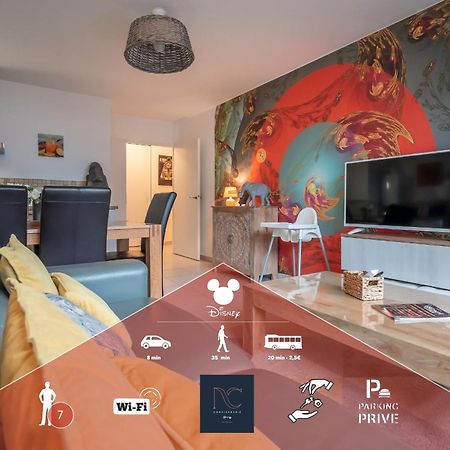 *Disneyland-Paris* 7Pers, Wifi, Parking, Netflix Montévrain Exterior foto